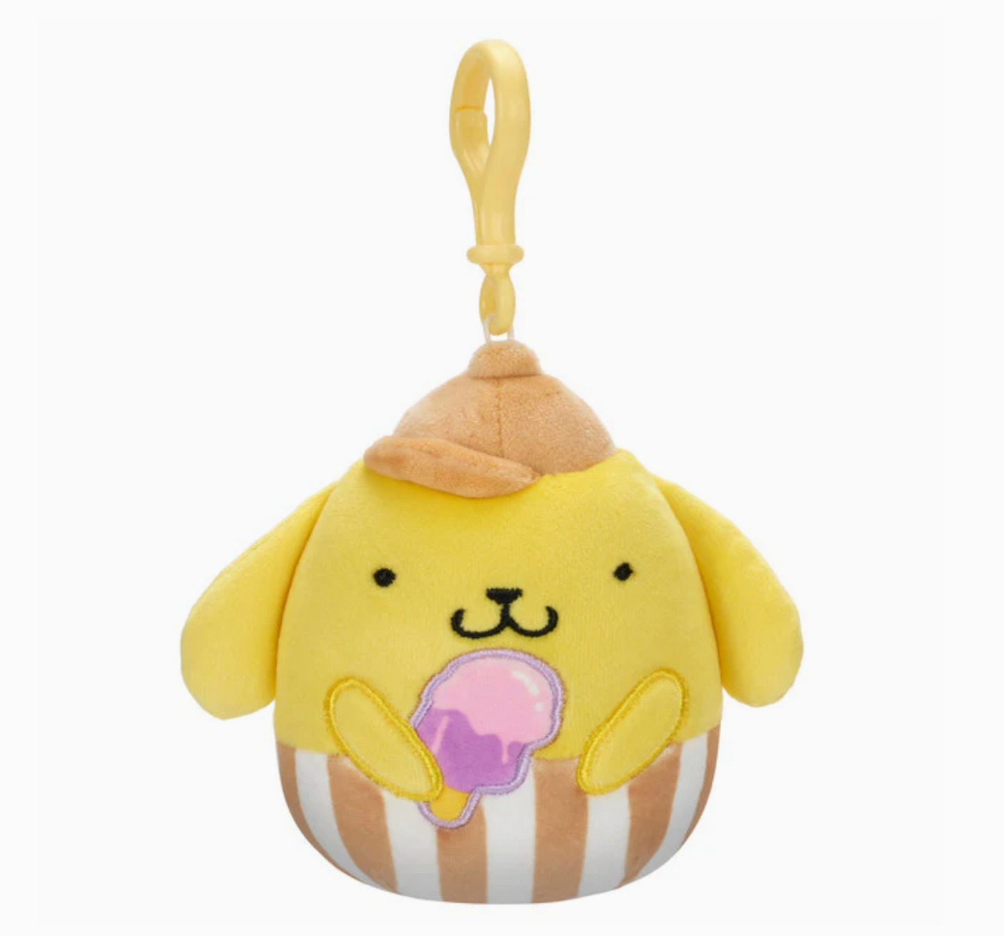 Squishmallow Sanrio Food Truck Pompompurin 3.5" Clip