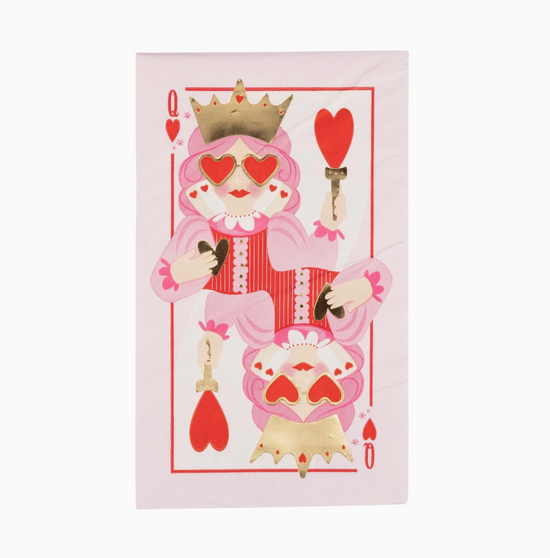 Queen of Hearts Dinner Napkin