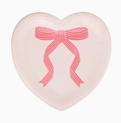 Tied Bow Heart Plate