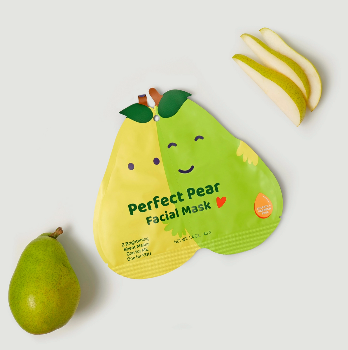 Perfect Pear Sheet Facial Mask (2 in 1) – Ivy & Bugz