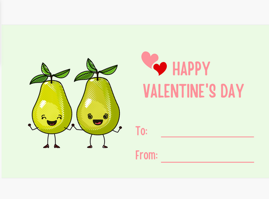 We Make The Perfect Pear Valentine Set