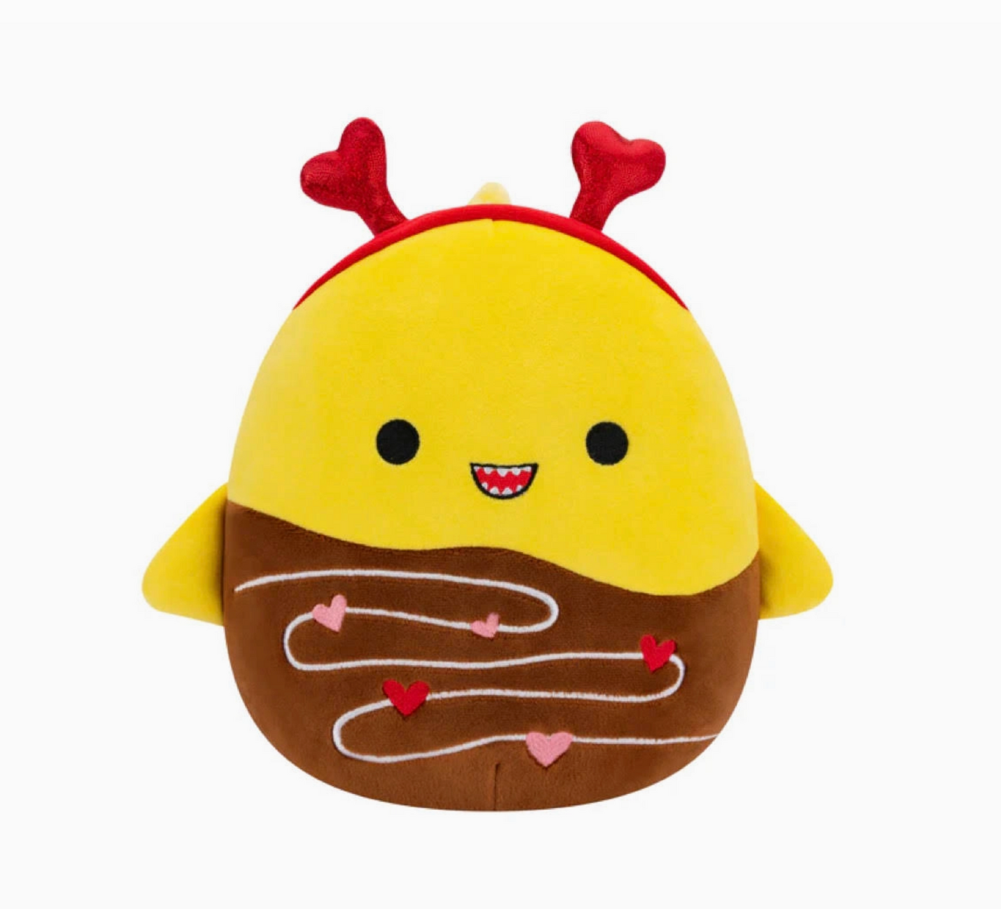 Squishmallow Valentine 5" Chandler Chocolate Shark