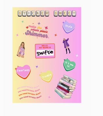 Swiftie Sticker Sheet