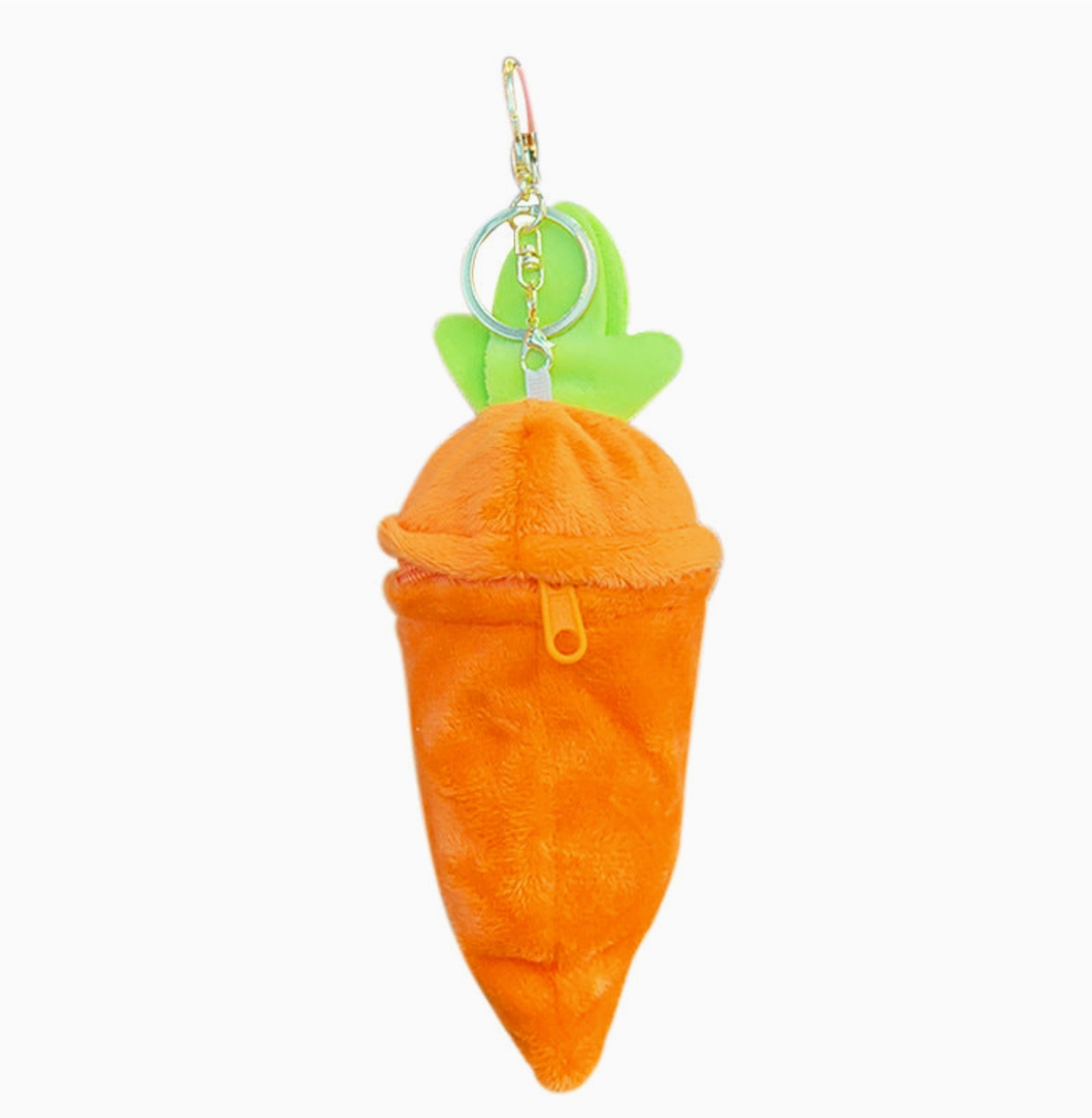 Peek-A-Boo Bunny Carrot Keychain