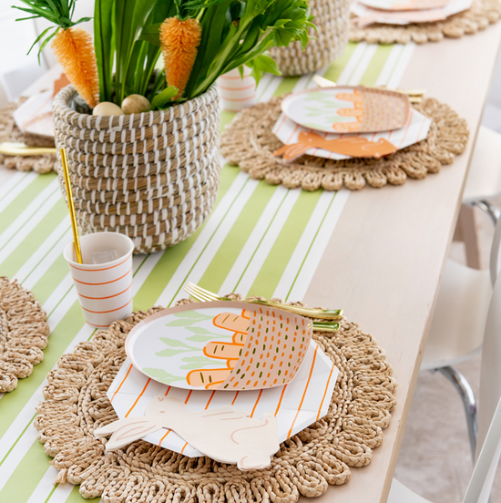 Bunnies in the Garden Small Basket Plates