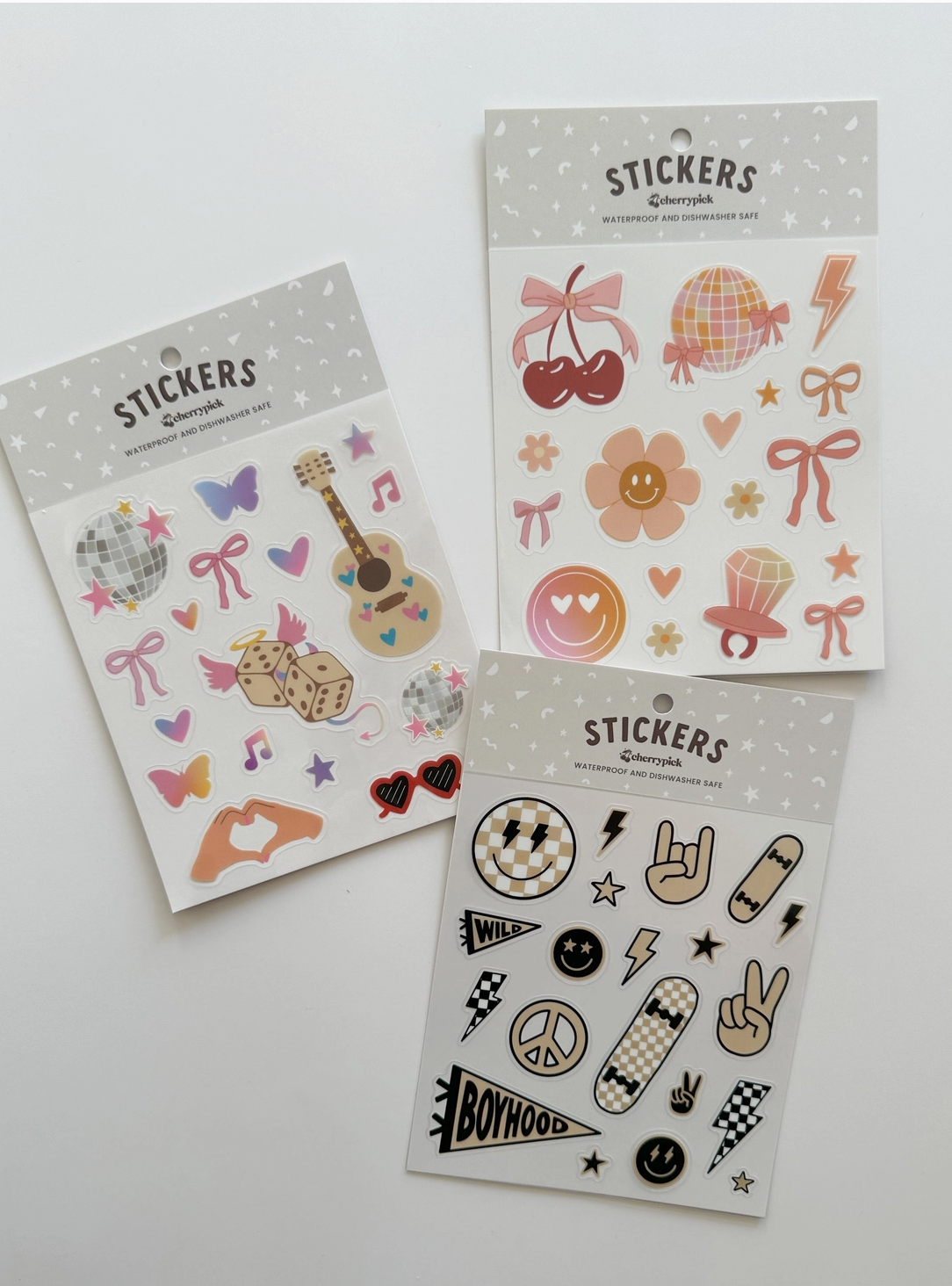 Boyhood Waterproof Sticker Sheet