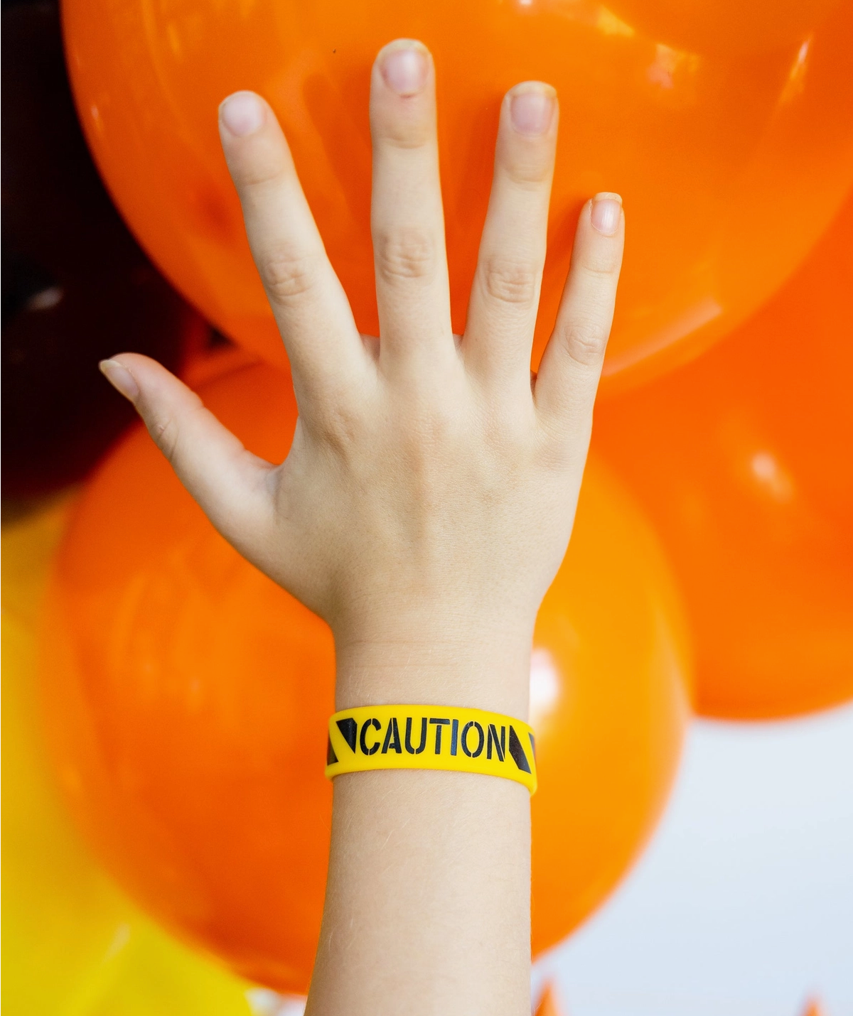 Construction Party Favor Rubber Bracelets