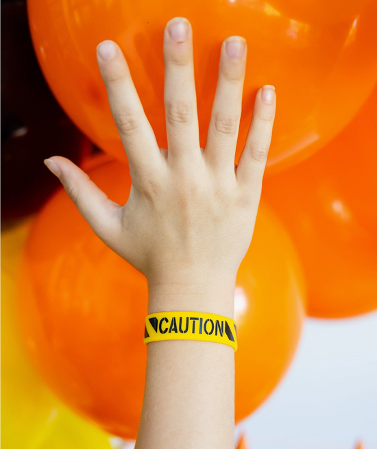Construction Party Favor Rubber Bracelets