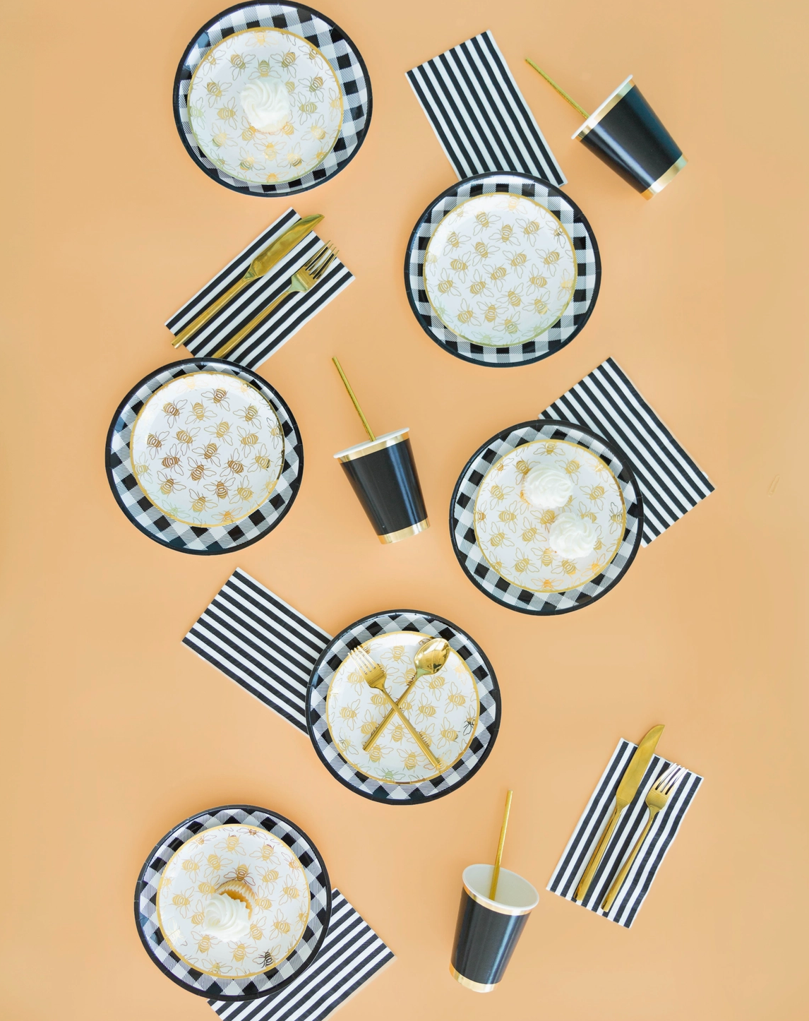 Hey Bae-Bee, Gingham Dinner Plates