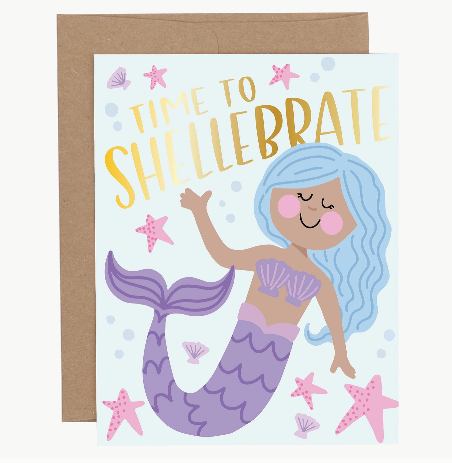 Time To Shellebrate Birthday Greeting Card