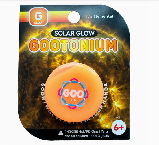 Gootonium: Glowing Orange Solar Putty