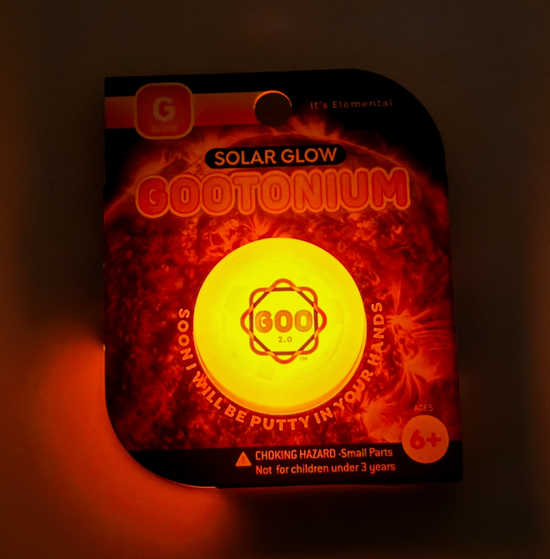 Gootonium: Glowing Orange Solar Putty