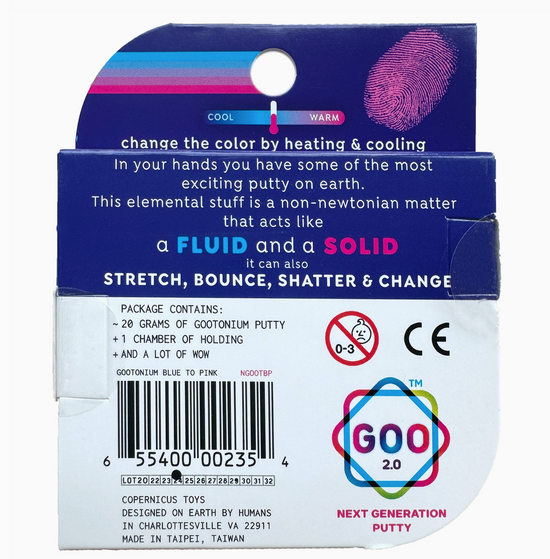 Gootonium: Thermo Blue To Pink Putty - 20g
