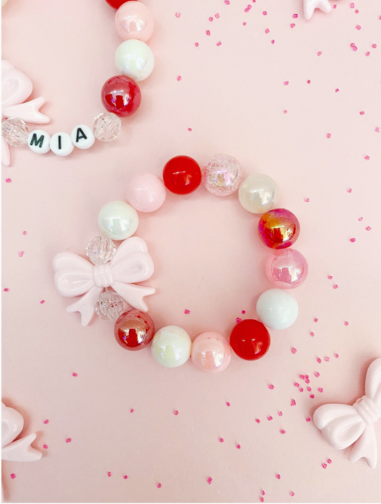 Pretty Pink Bow Bracelet