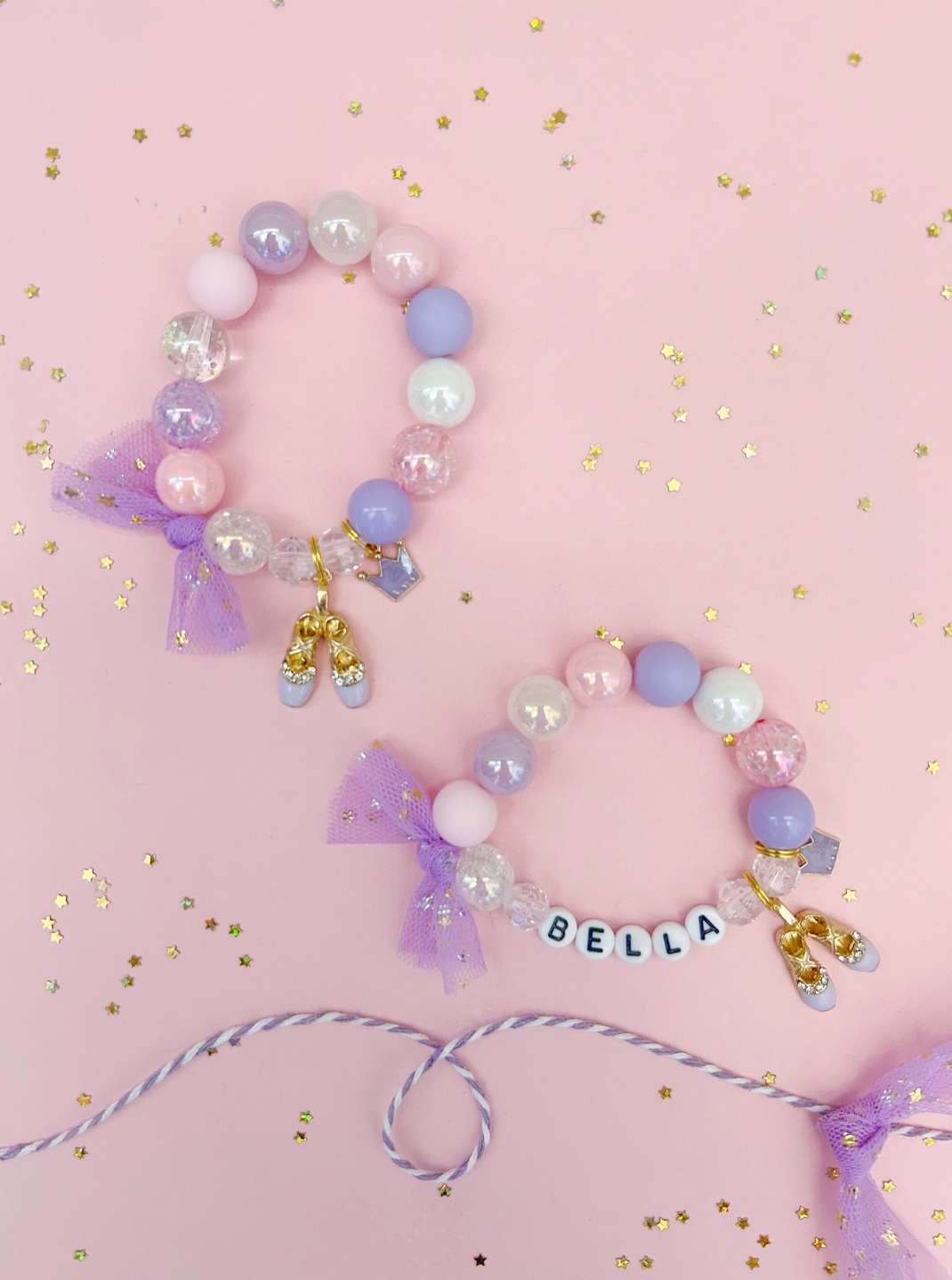 Tiny Dancer Ballet Shoes Charm Bracelet