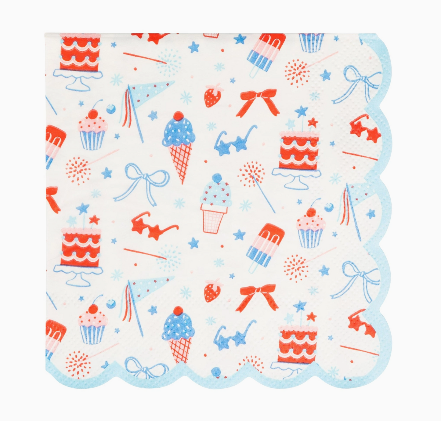 Summertime Pattern Cocktail Napkin