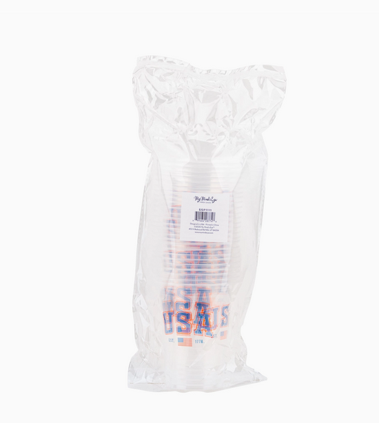 USA Clear Plastic Cups