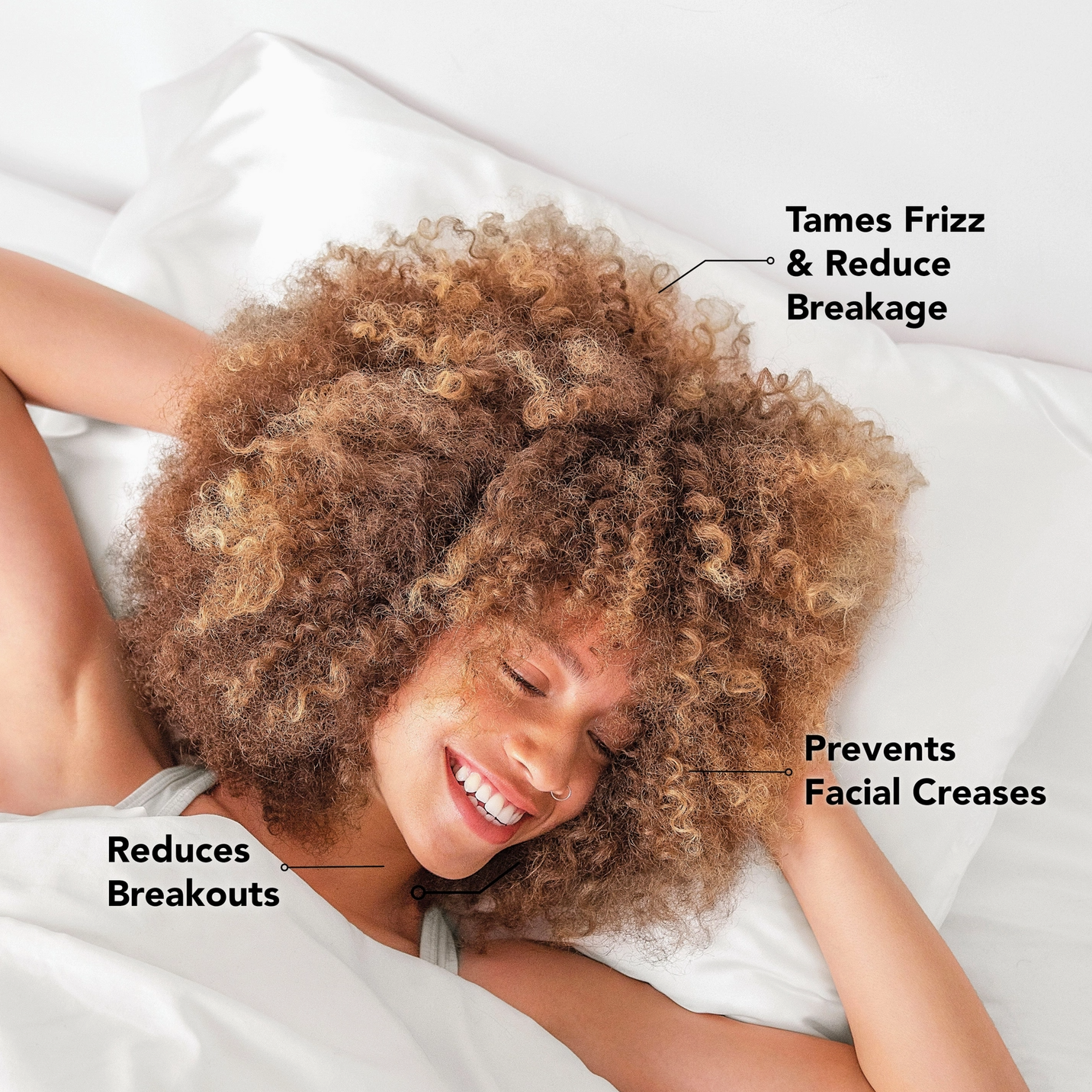 Satin Pillowcase - Ivory