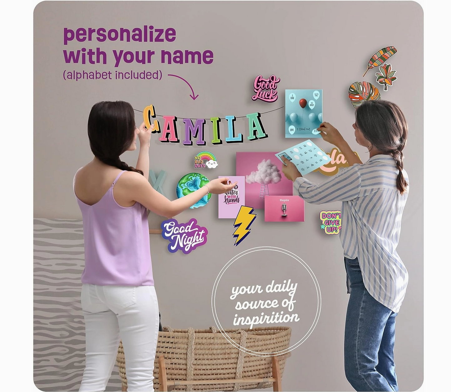 Diy Wall Collage Kit For Teen & Tween Girls