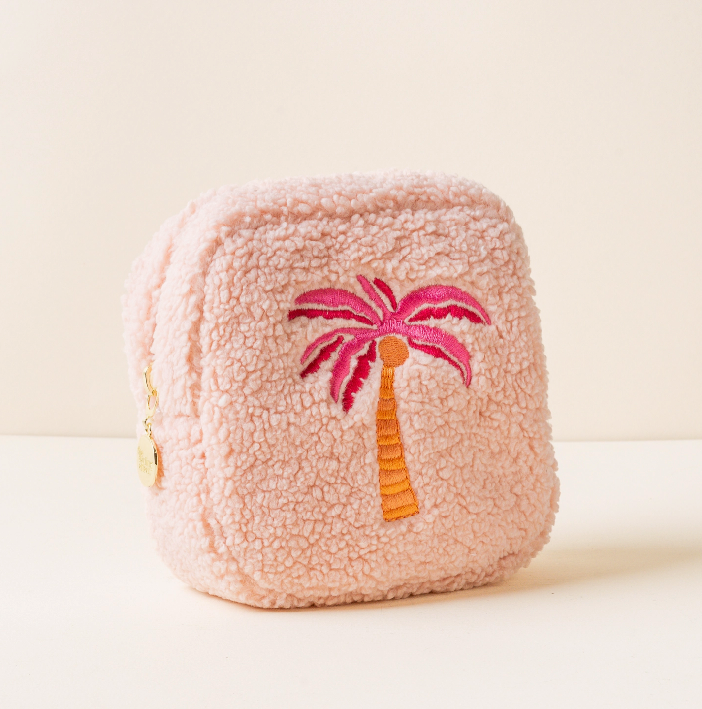 Teddy Pouch-Square Palm Tree