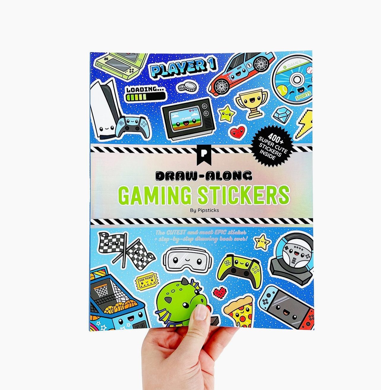 Draw-Along Gaming Sticker Book