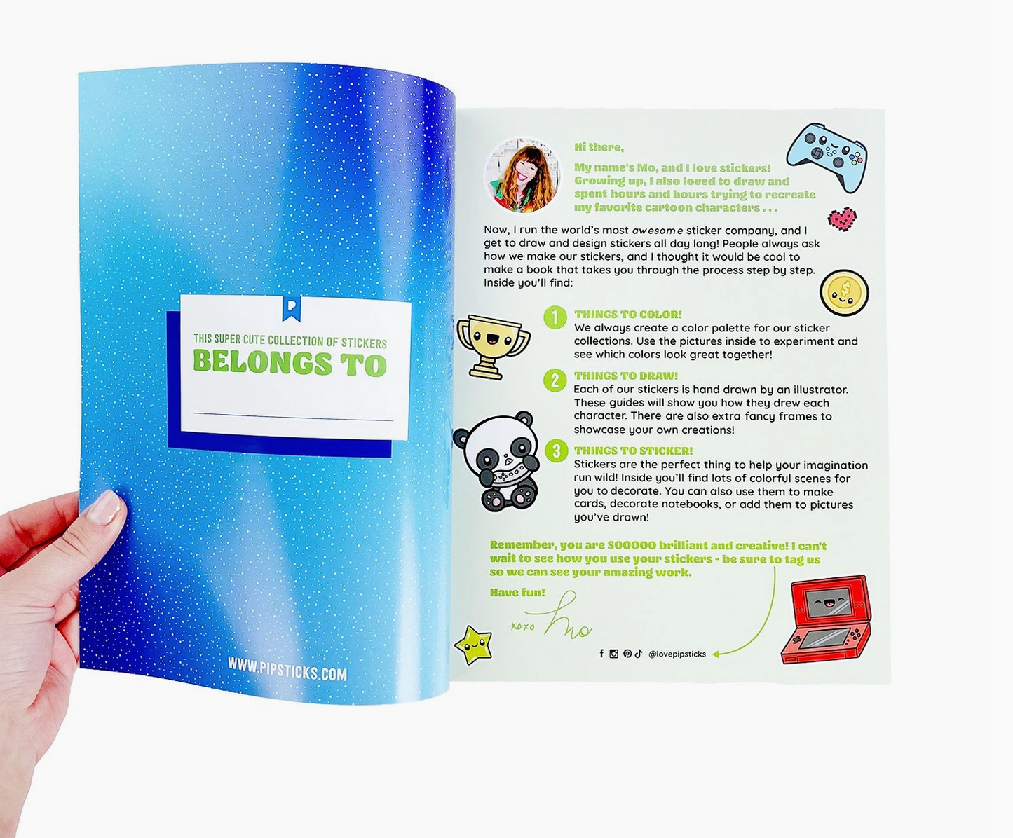 Draw-Along Gaming Sticker Book