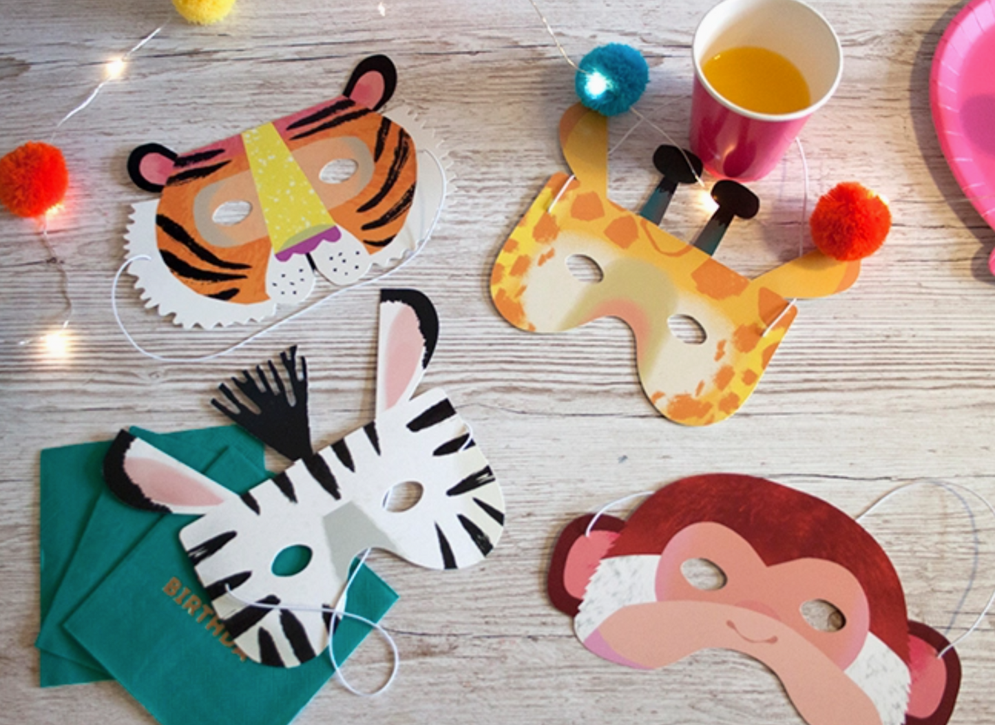 Kids Dress Up Animal Masks