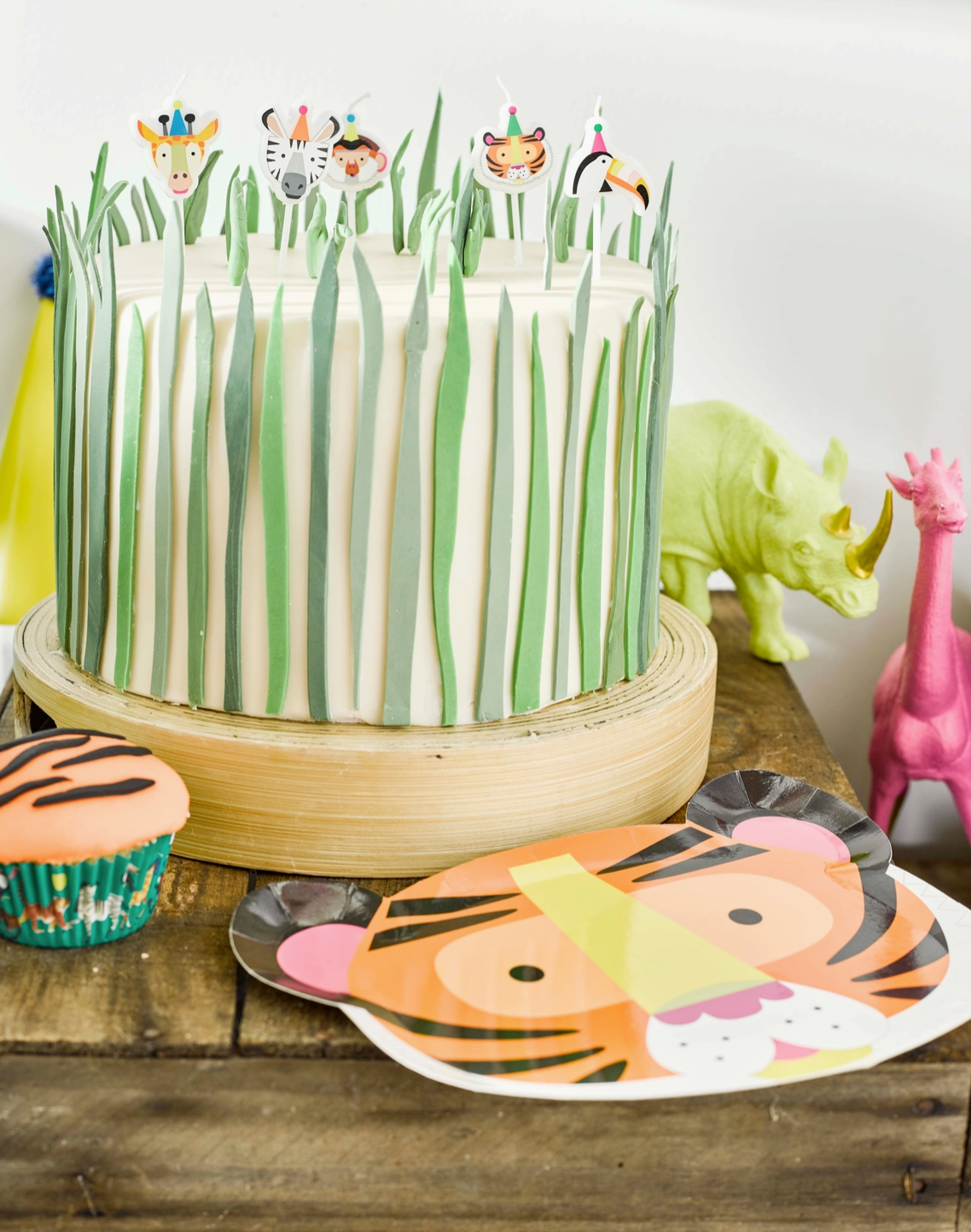 Animal Face Party Plates | 12 Pack | Kids Party