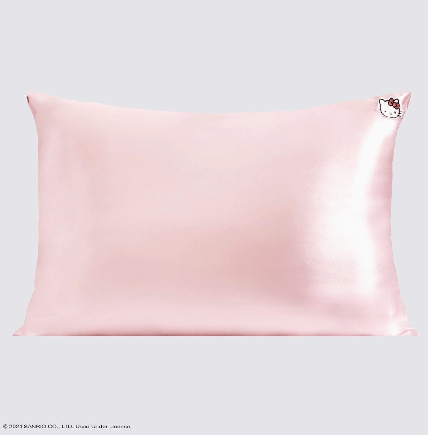 Hello Kitty X Kitsch Pillowcase - Solid Pink Kitty Face