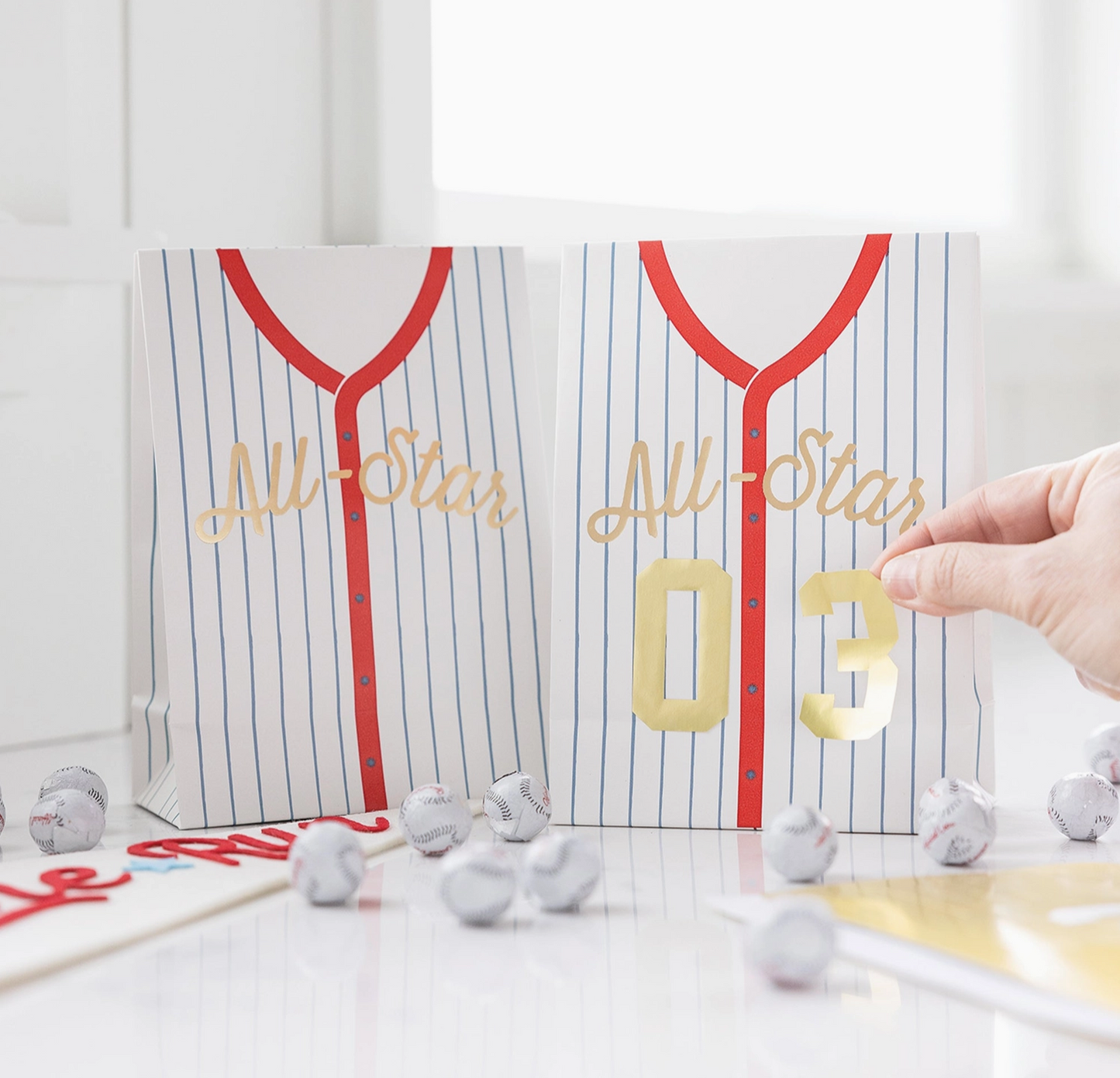 Baseball Treat Bags