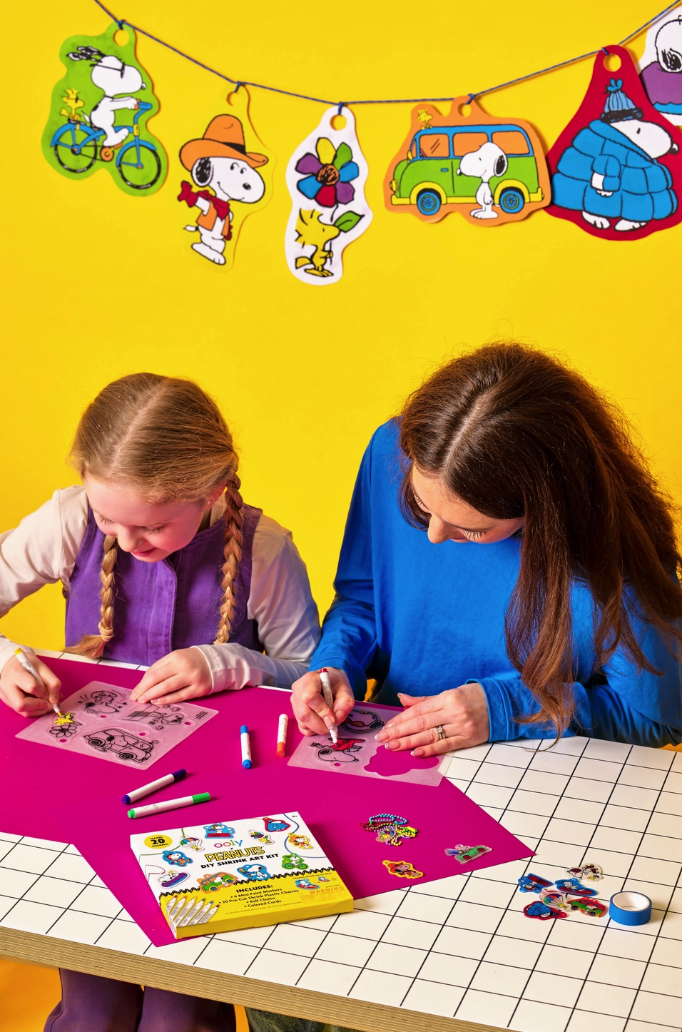 OOLY X Peanuts Diy Shrink Art Kit