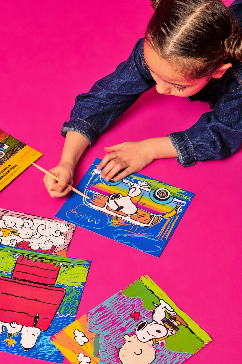 OOLY X Peanuts Scratch Art Kit