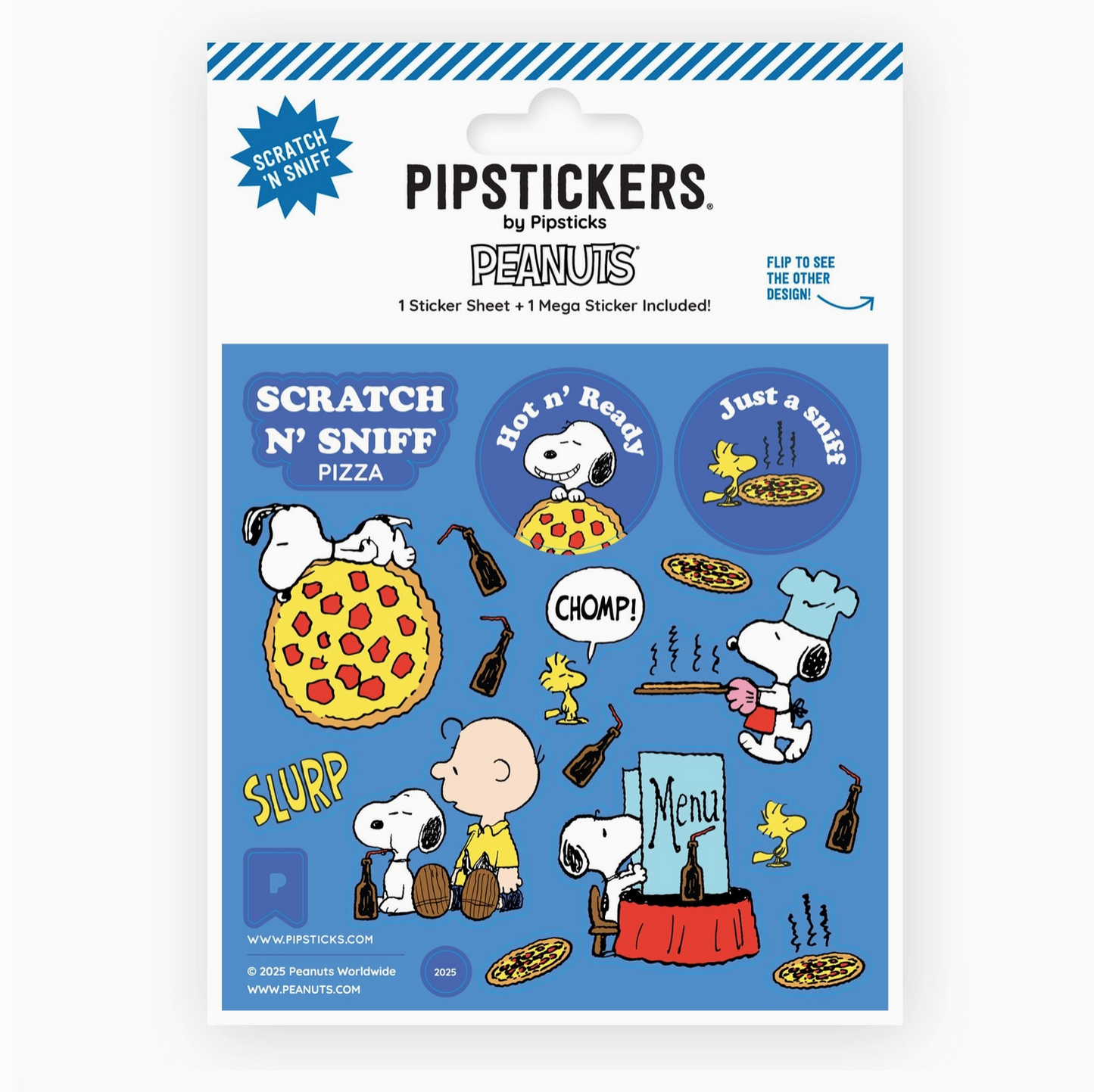 Peanuts Hot Pizza Scratch 'n Sniff