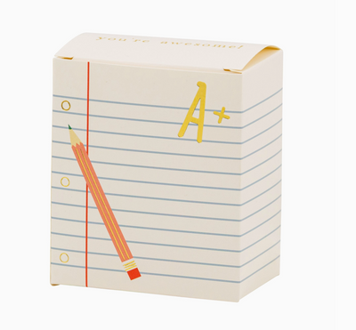Ruled Paper Treat Box