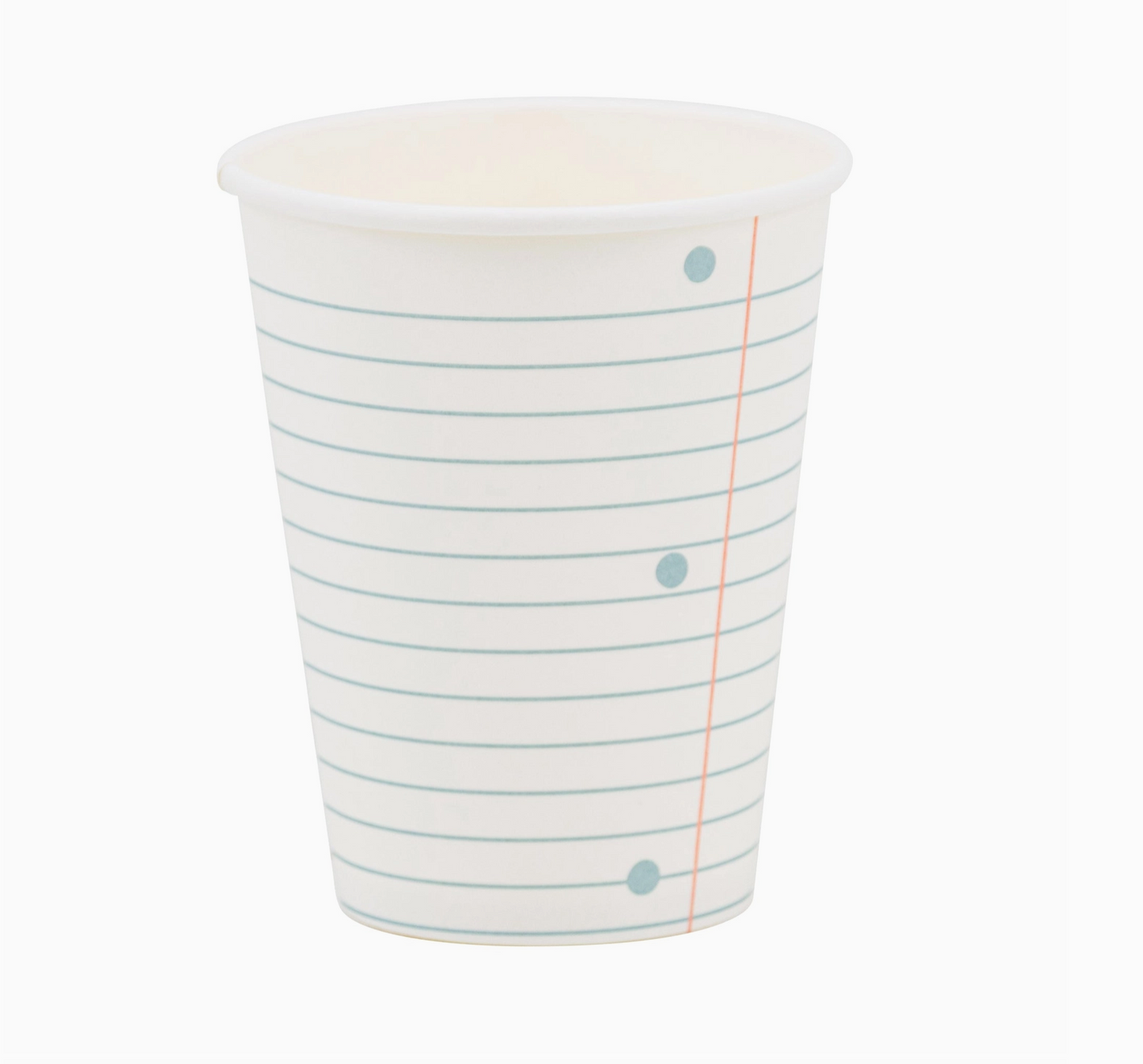 Lined Paper Design Paper Cup