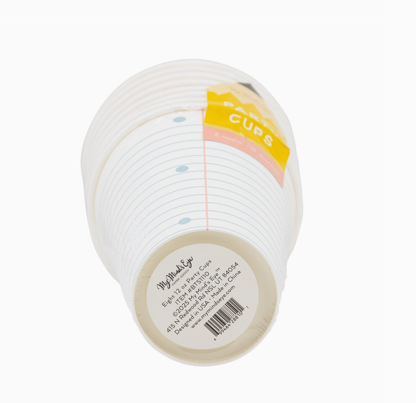 Line Pattern Paper Cup Lined Paper Design Paper Cup – Ivy & Bugz