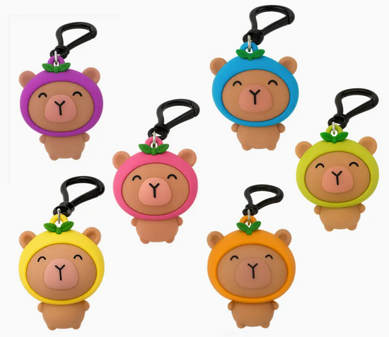 Fo Sqweezy Capybara Squish Keychains