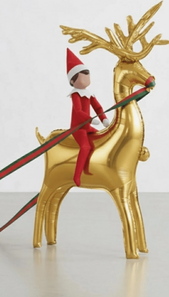 Elf On A Reindeer Balloon Ride Kit