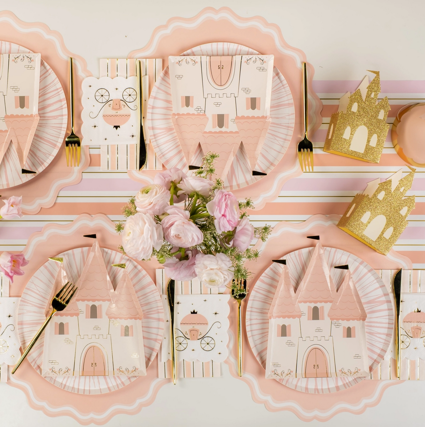 Princess Castle Shaped Plates