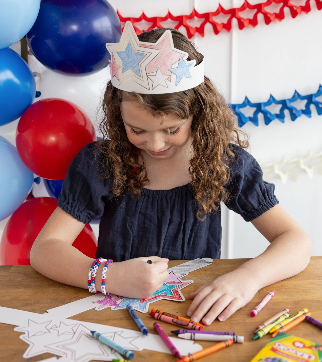 Star Coloring Craft