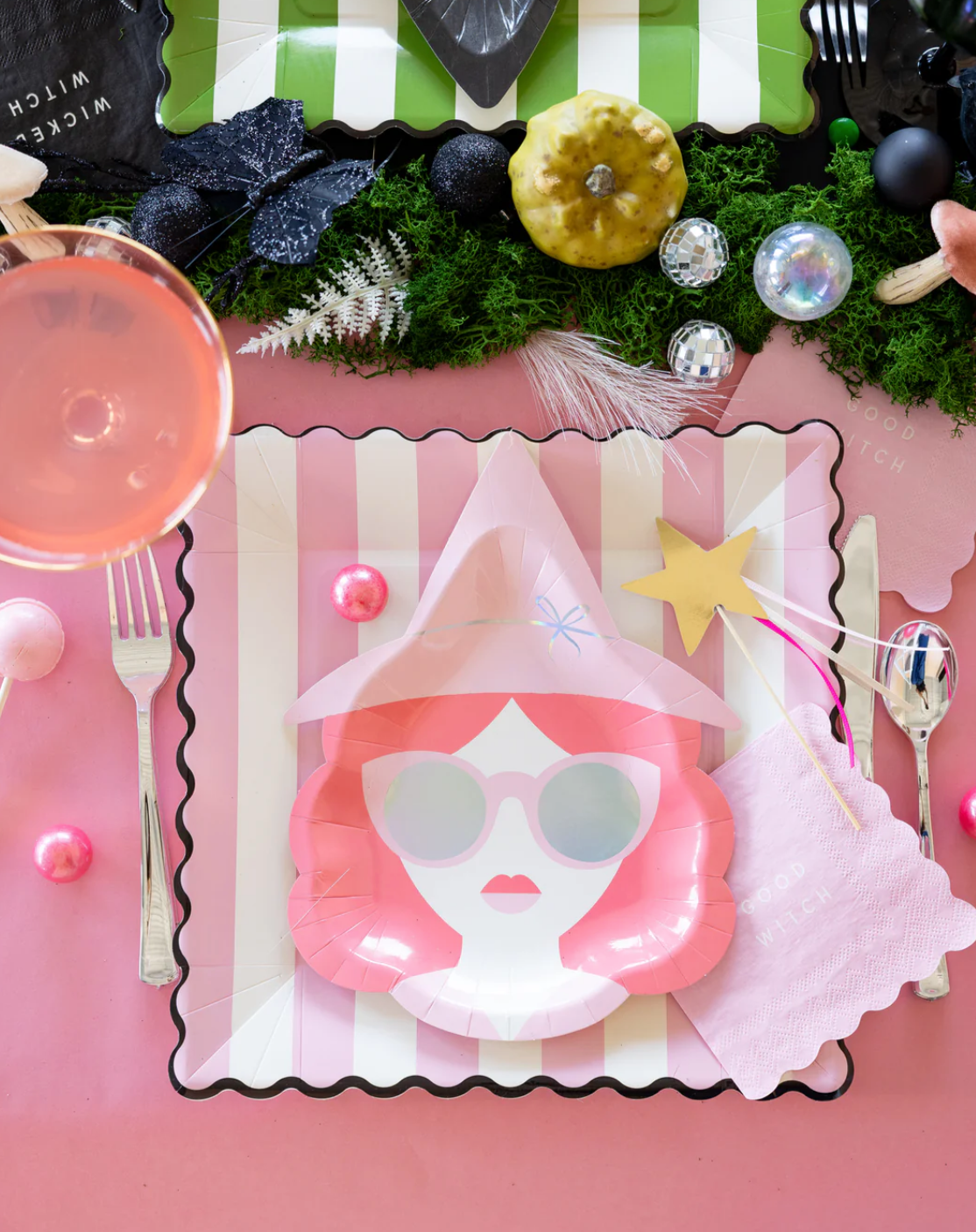 Good Witch Bad Witch Cocktail Napkin Set