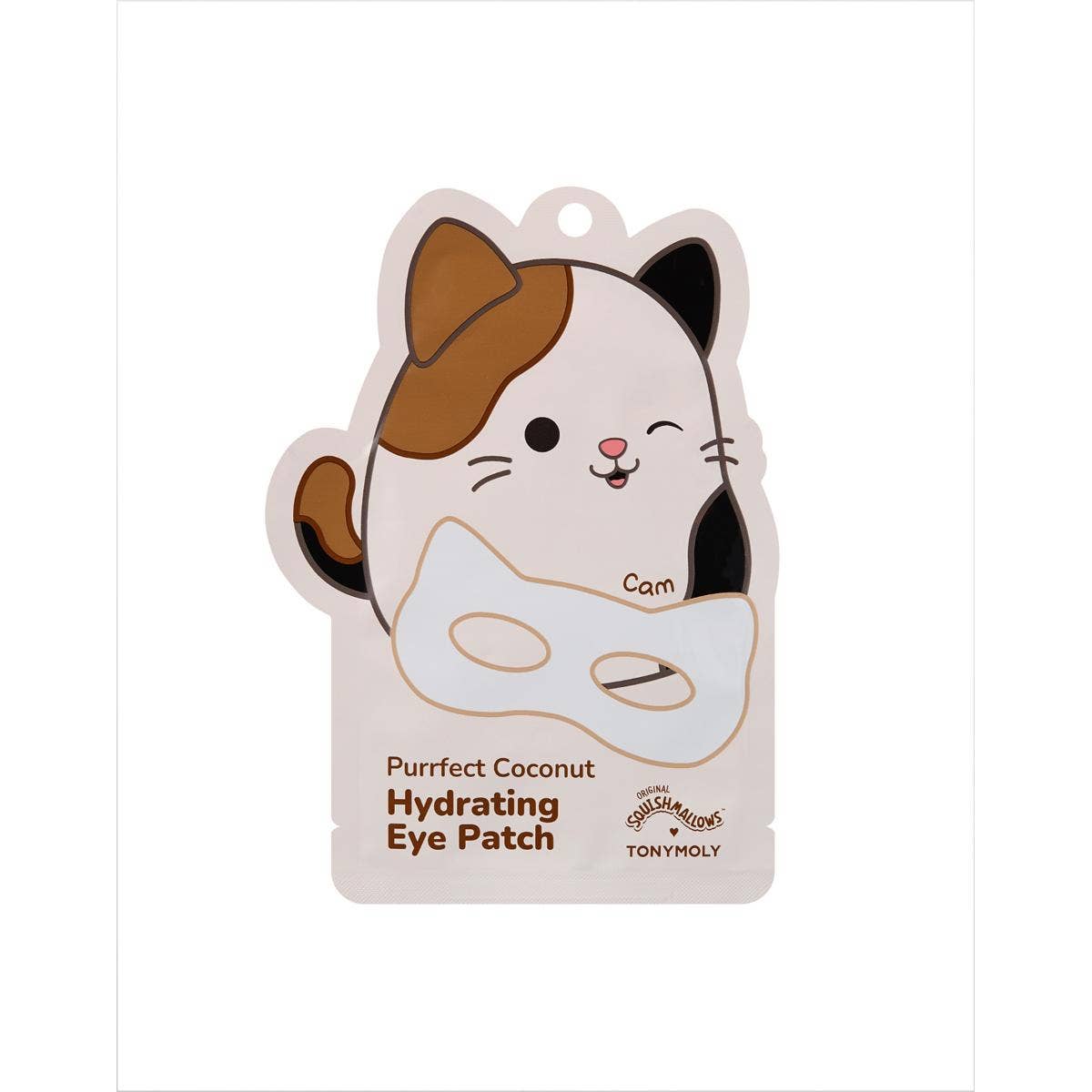 Squishmallows x TONYMOLY Eye Masks: Cam Purrfect Coconut Hydrating