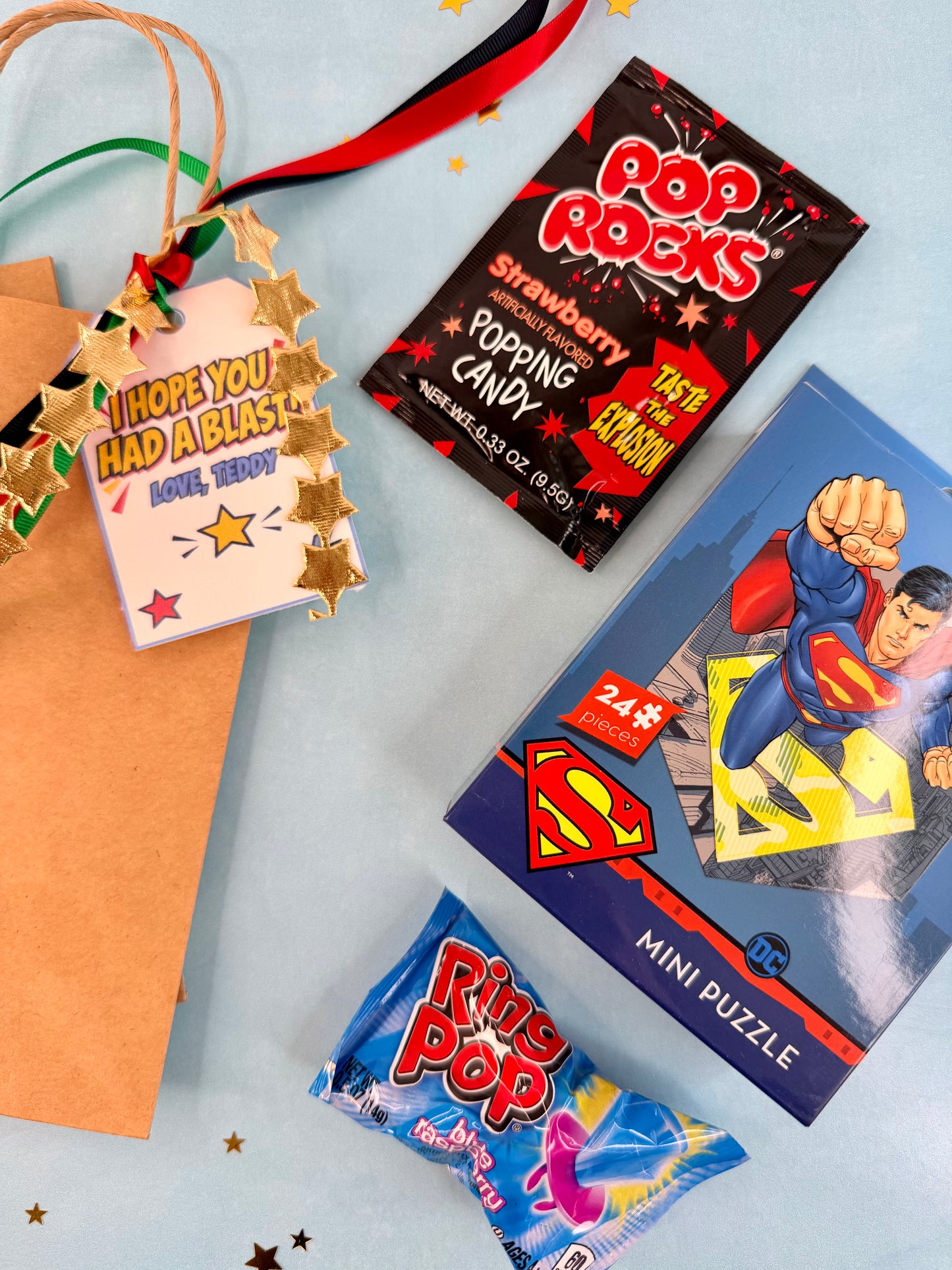 Superhero POW! Party Favor Bags – Set of 6