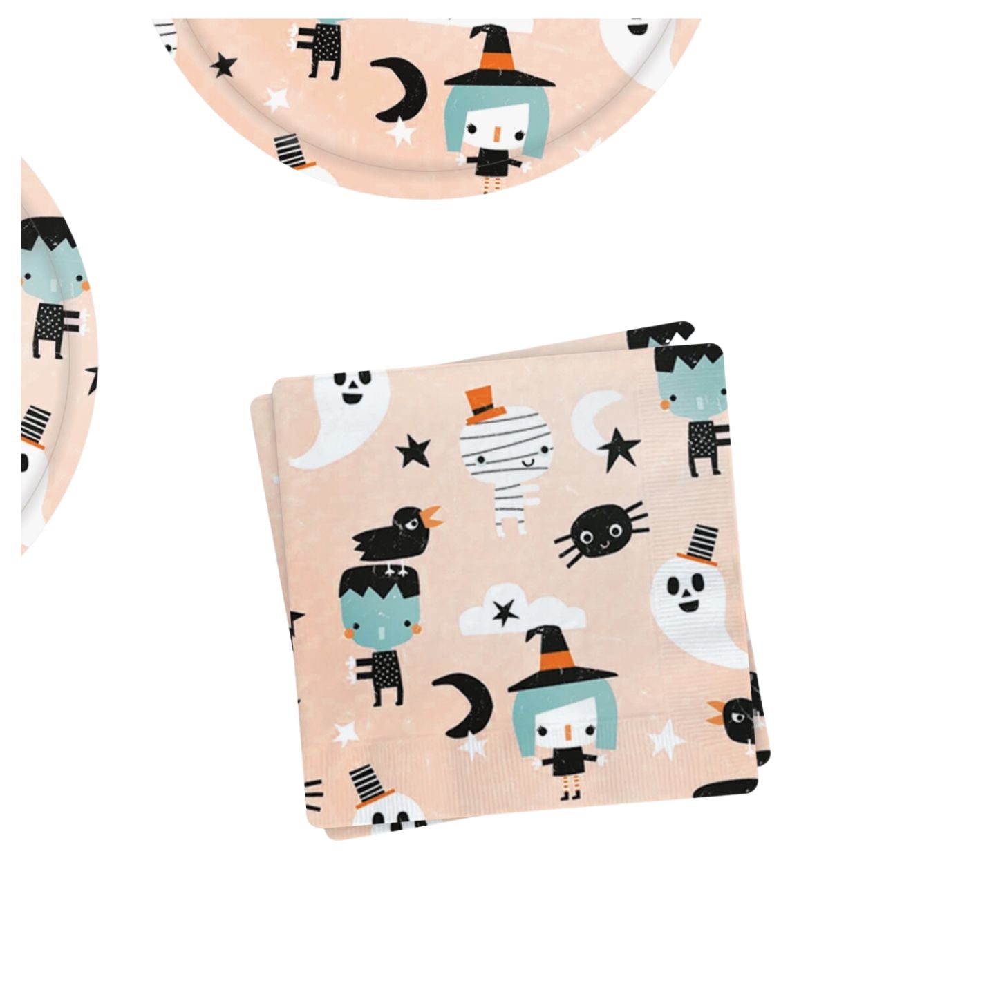 Halloween Friends Icon Paper Napkins