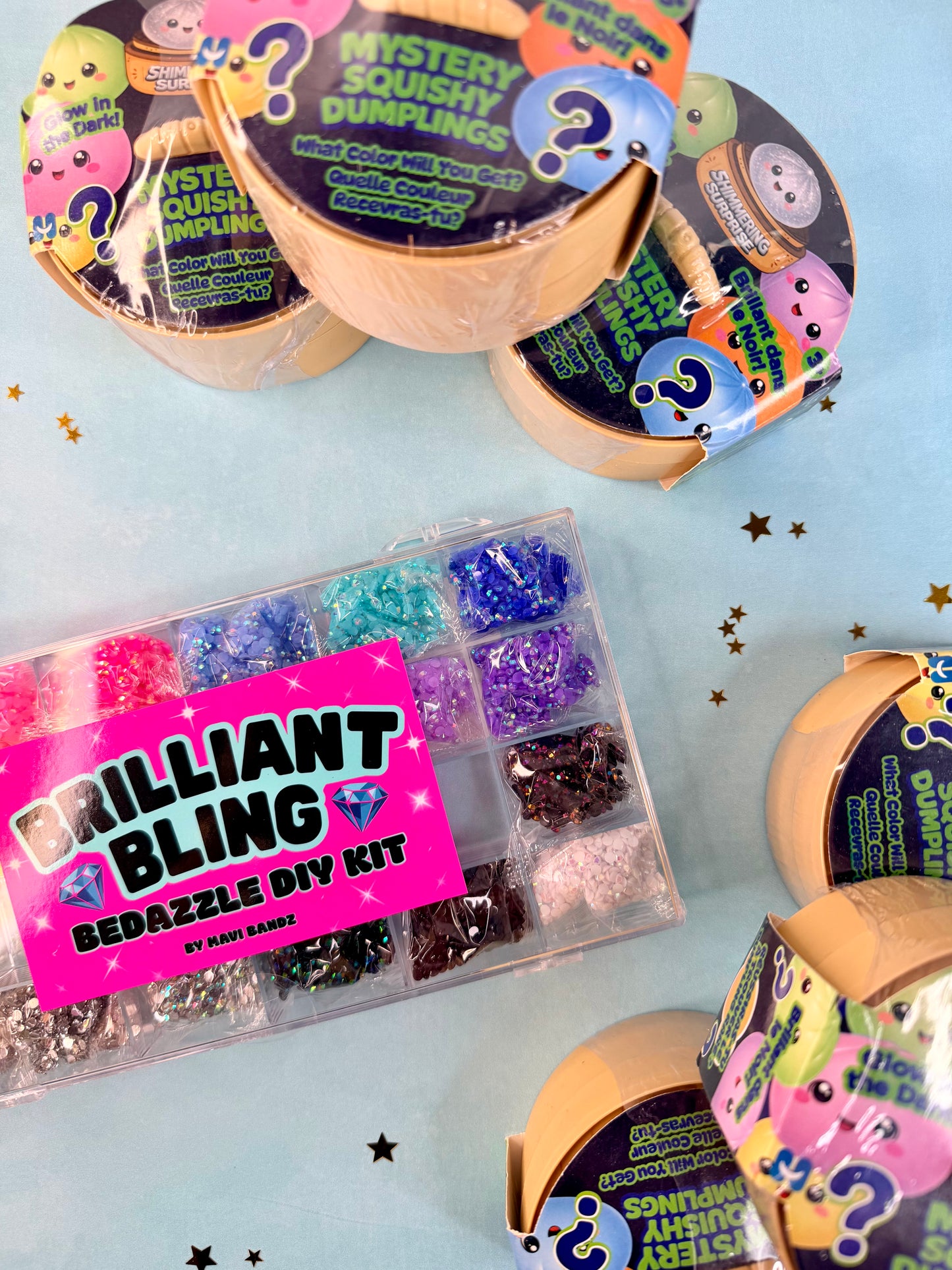 Viral Dumpling Bedazzling Bundle | DIY Party Activity - Set of 6