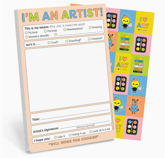 Pre-Made I'm An Artist Party Favor Set