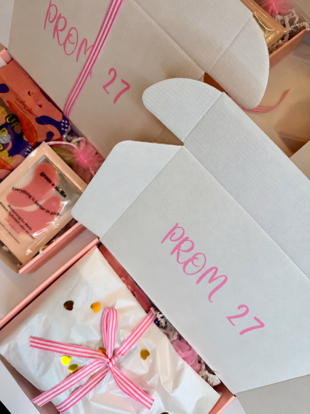 PRE-ORDER Personalized Prom GRWM Gift Box - Set of 6