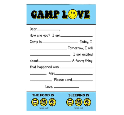 Camp Love Fill-In Stationery Set
