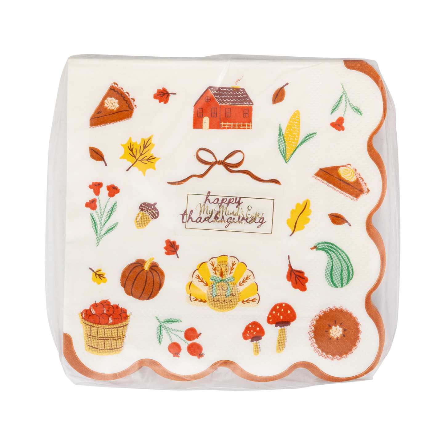 GBL1339 - Harvest Icons Cocktail Paper Napkins