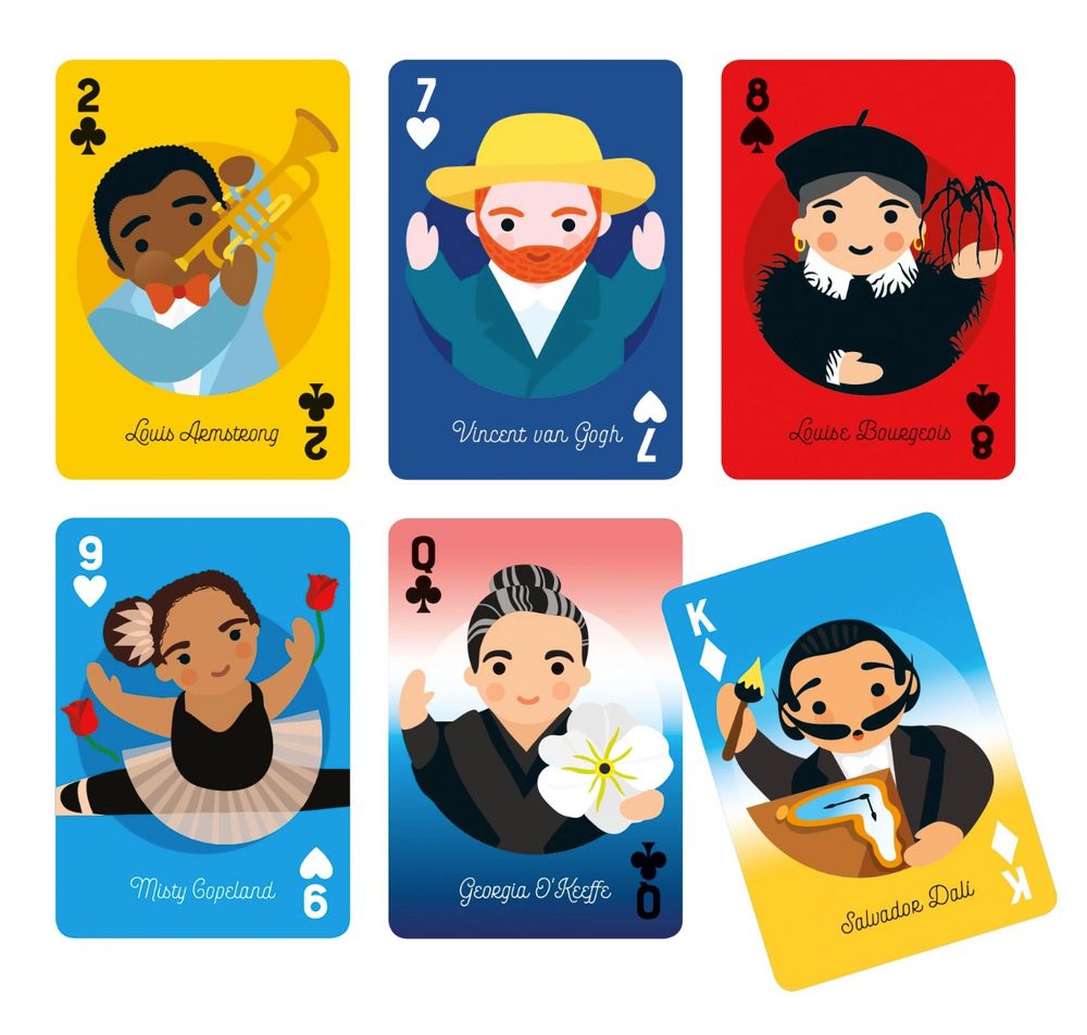 Little Artist Playing Cards
